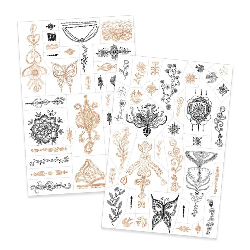 Oriental Breeze, Body Art Tattoo Set, 3+, Bright Glitter-Detail Designs