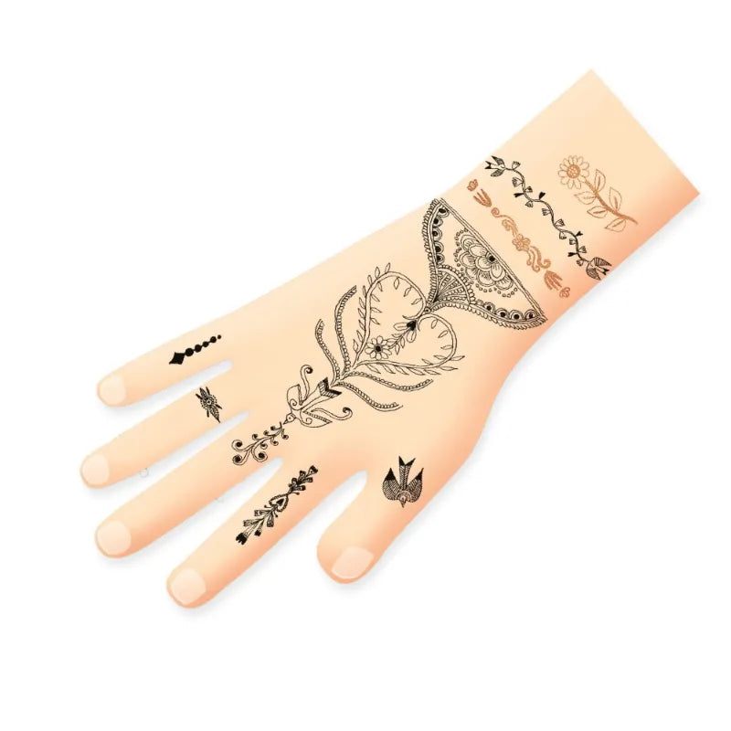 Oriental Breeze, Body Art Tattoo Set, 3+, Bright Glitter-Detail Designs