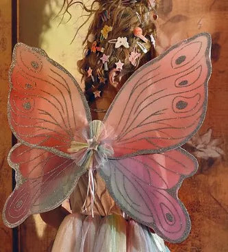 Carlina, Fairy Skirt & Wings Set for Kids, Adjustable Fit