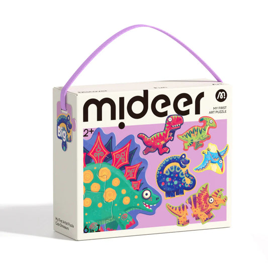 My First Artist Puzzle - Cute Dinosaurs, Mideer