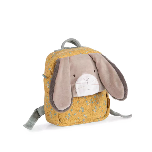 Clay rabbit backpack, Trois Petits Lapins, Bag for Kids 3+