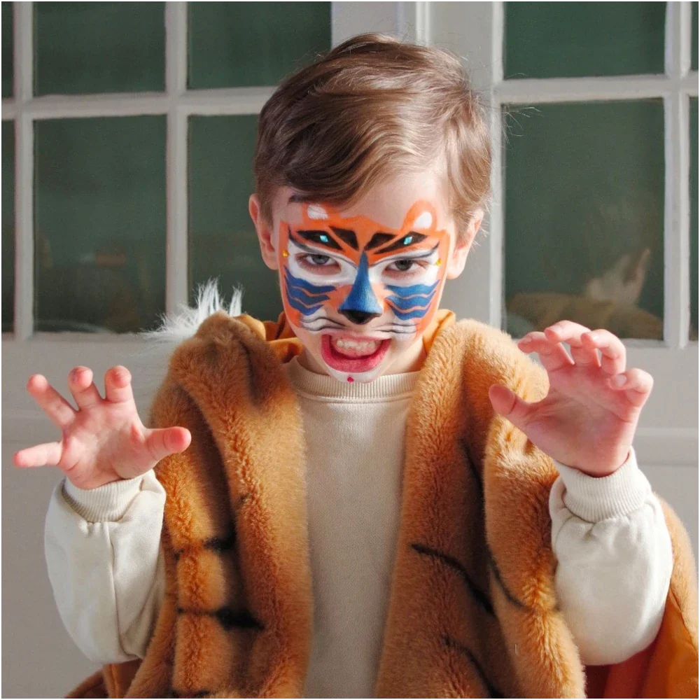 Panthera, Makeup Set With Stencils & Stickers, 4+, 3 Wild Character Looks