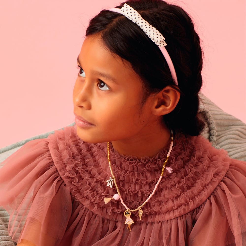 Isadora, Kids Necklace, 3+, Ballerina Charm Necklace From The Plume Collection