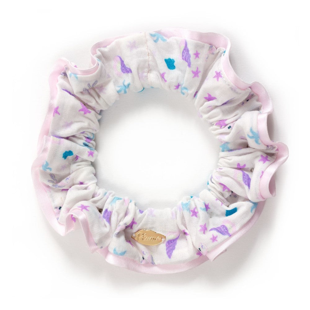 Oceane, Scrunchie, 3+, Pink Starfish Cotton Scrunchie