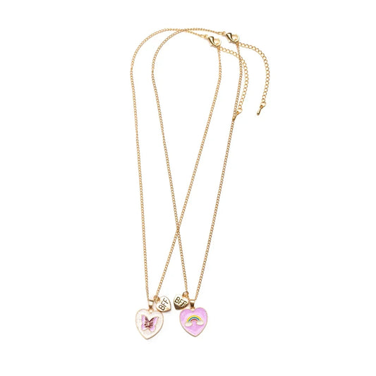 Rainbow Butterfly Bff Necklace, Costume Accessory for Kids 3+