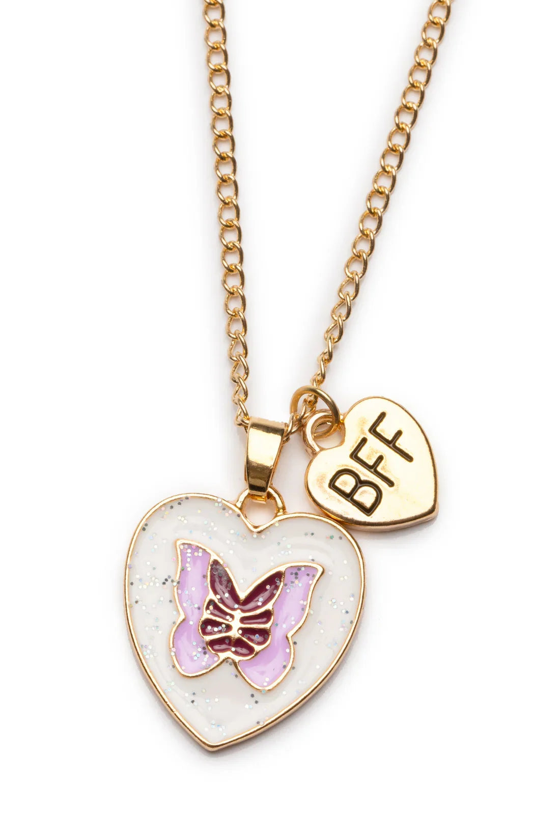 Rainbow Butterfly Bff Necklace, Costume Accessory for Kids 3+