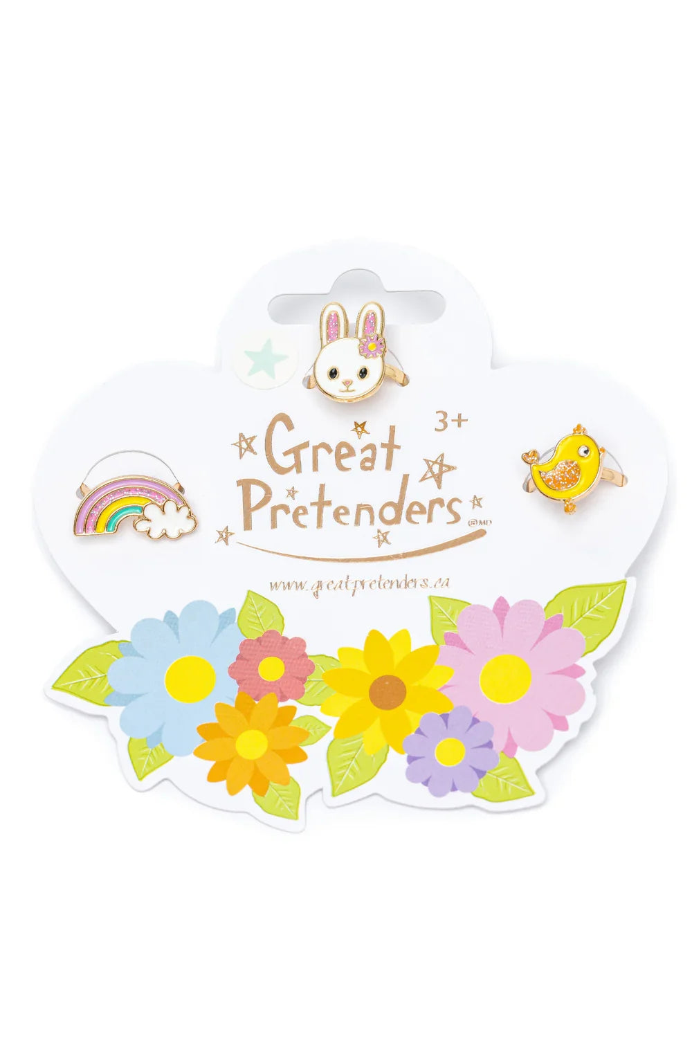 Spring Ring Bunny Set: 3 Pieces, Costume Accessory for Kids 3+