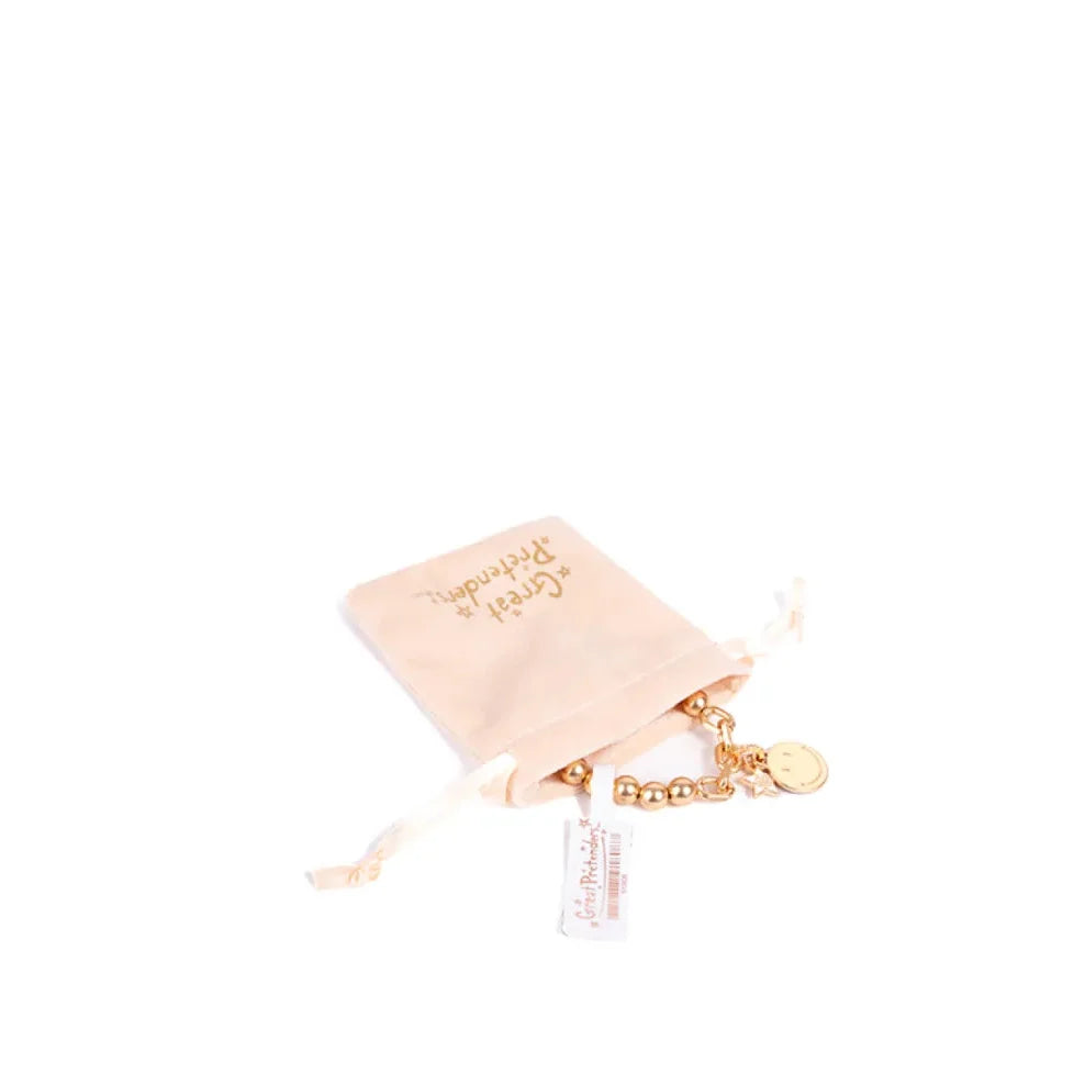 Velvet Drawstring Bag, Pink/Cream (choice of 2 Colours), Costume Accessory for Kids 3+