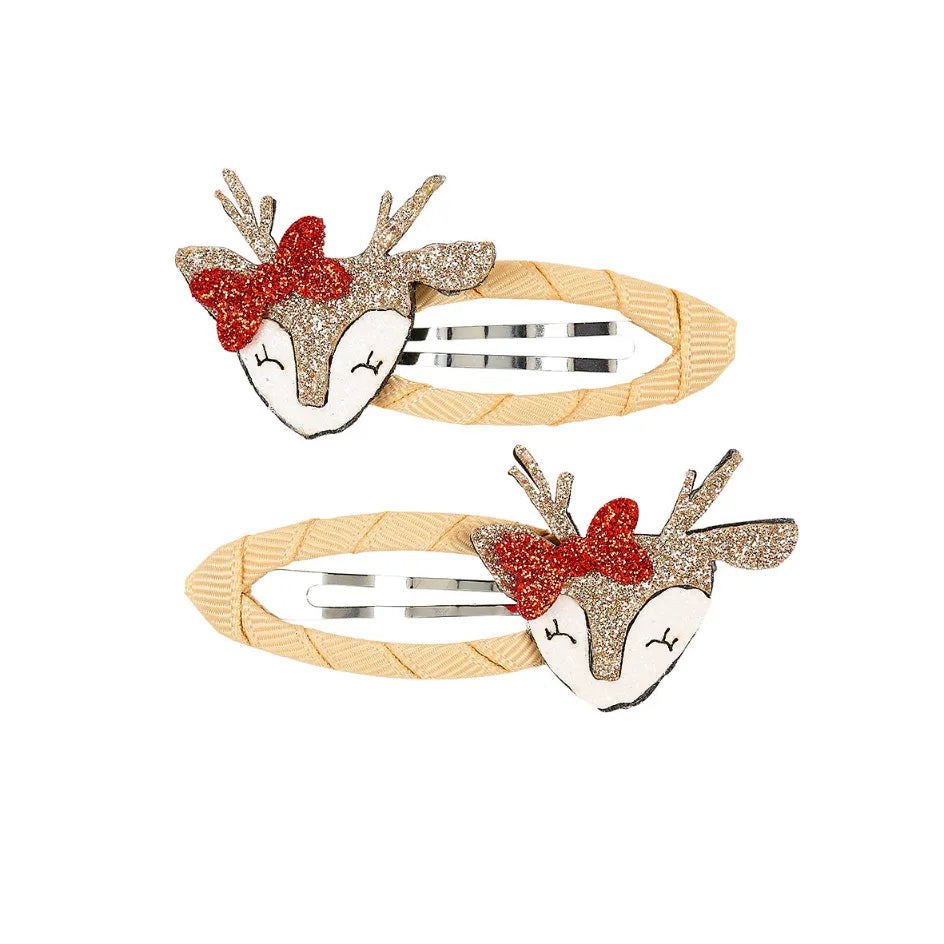 Hair Clips Charu, Deer, 2 pcs/Card