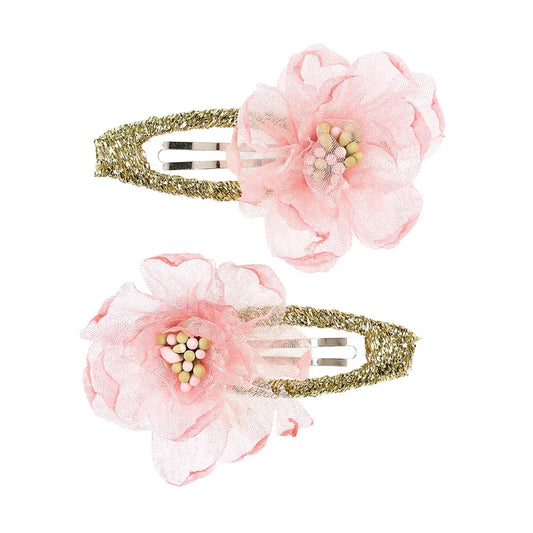 Hair Clips Yoa Flower Pink for Kids 3+