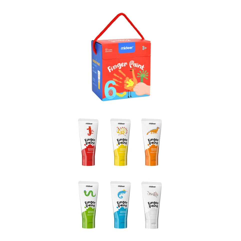 Finger Paint 6 color Mideer