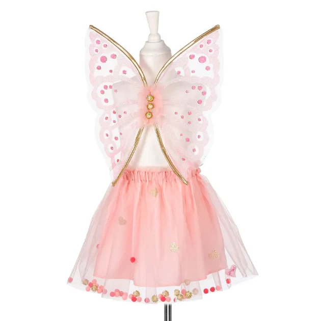 Lusianne, Fairy Skirt & Wings Set for Kids, Adjustable Fit