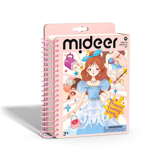 Poke-in Dress-Up Set - Princess Evening Gown, Mideer