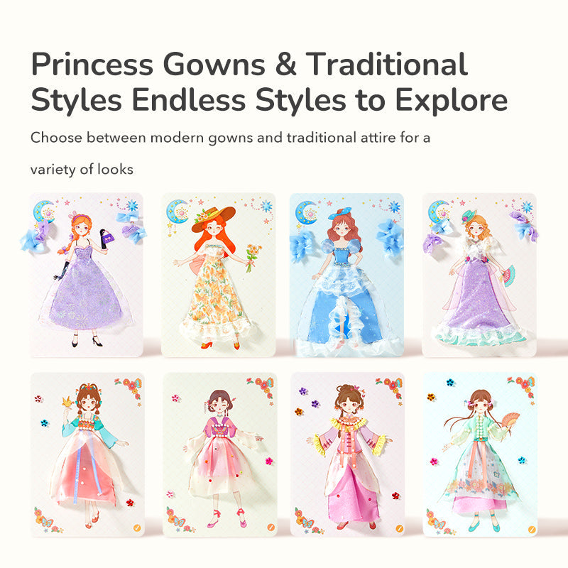 Poke-in Dress-Up Set - Royal Vintage Attire, Mideer