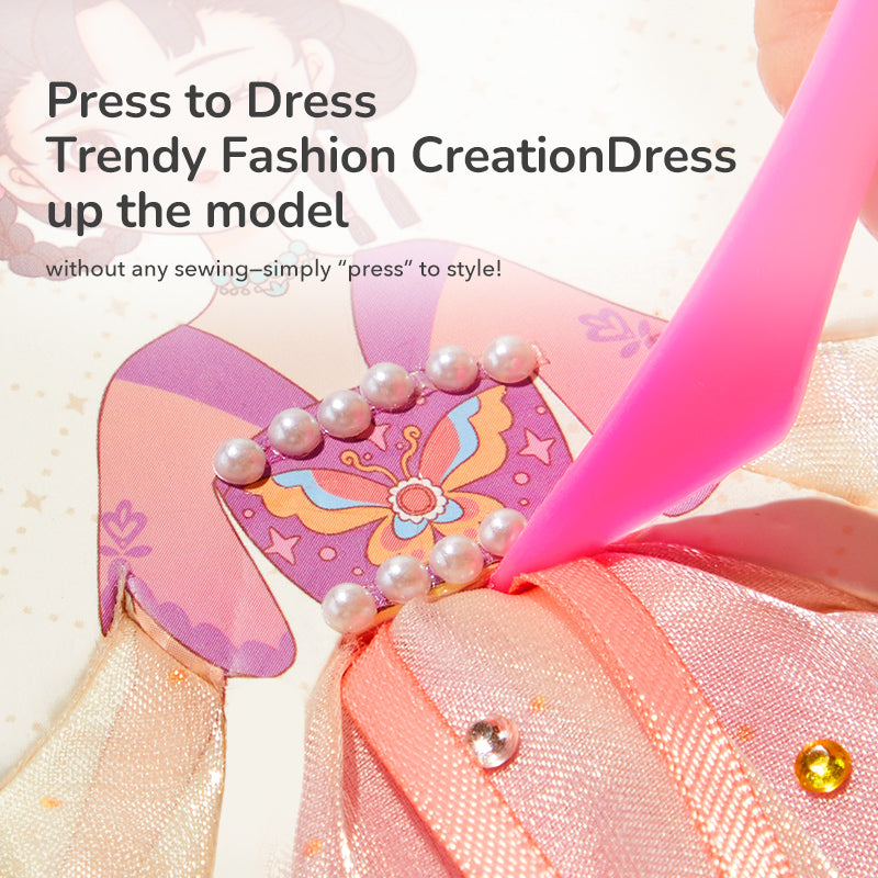 Poke-in Dress-Up Set - Princess Evening Gown, Mideer