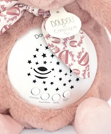 Rabbit Night Light, Musical Star Projector for Newborns, Choose 1 of 4 Colours