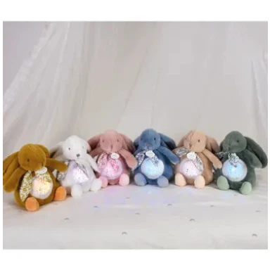 Rabbit Night Light, Musical Star Projector for Newborns, Choose 1 of 4 Colours