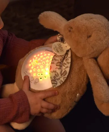 Rabbit Night Light, Musical Star Projector for Newborns, Choose 1 of 4 Colours