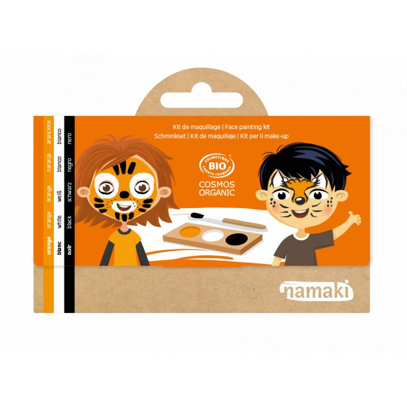 Tiger & Fox Face Paint Kit 3 colors, Face Paint Kit for Kids 5+