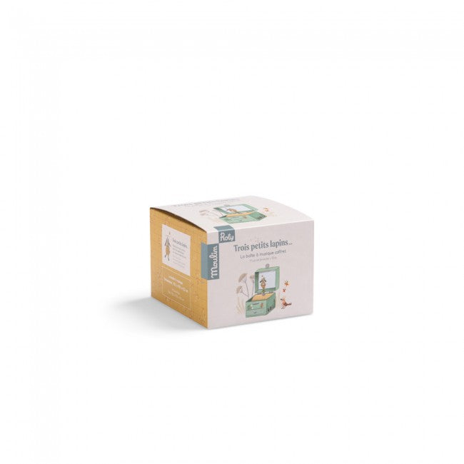 Musical Jewellery Box, Trois Petits Lapins