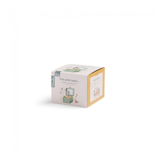 Musical Jewellery Box, Trois Petits Lapins