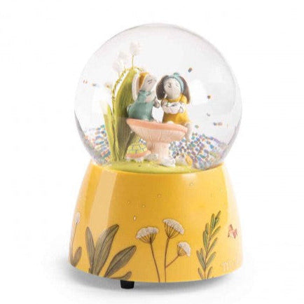 Musical snow globe, Trois Petits Lapins